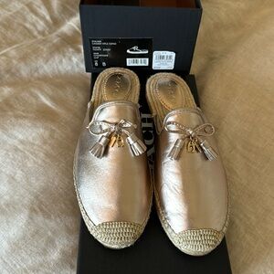 Coach Cassidy Espadrille. Champagne color Size 8